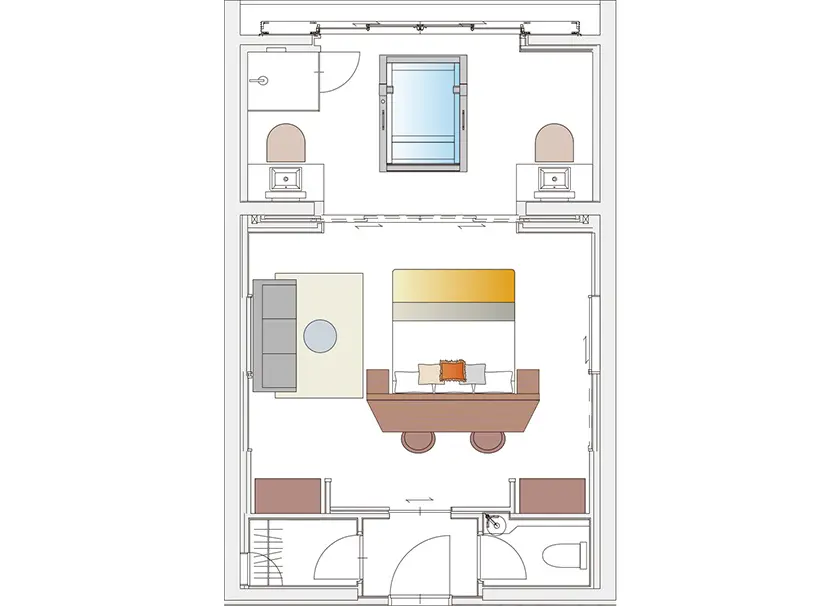 1F ダブル 間取り図