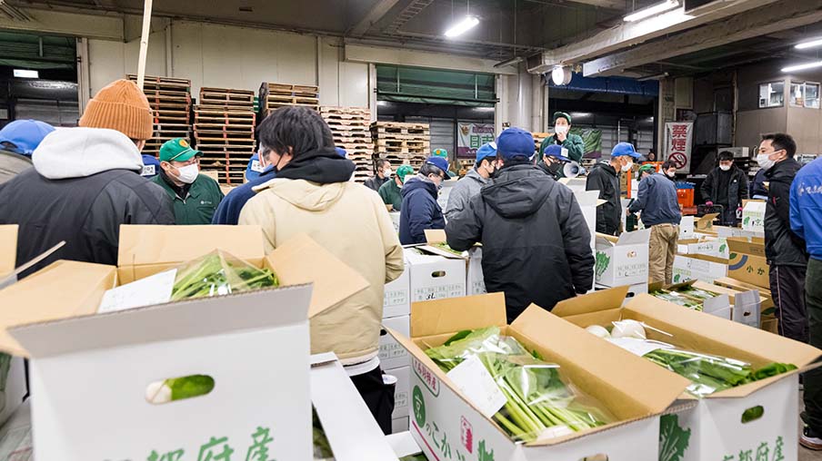 日本で最初に誕生した中央卸売市場